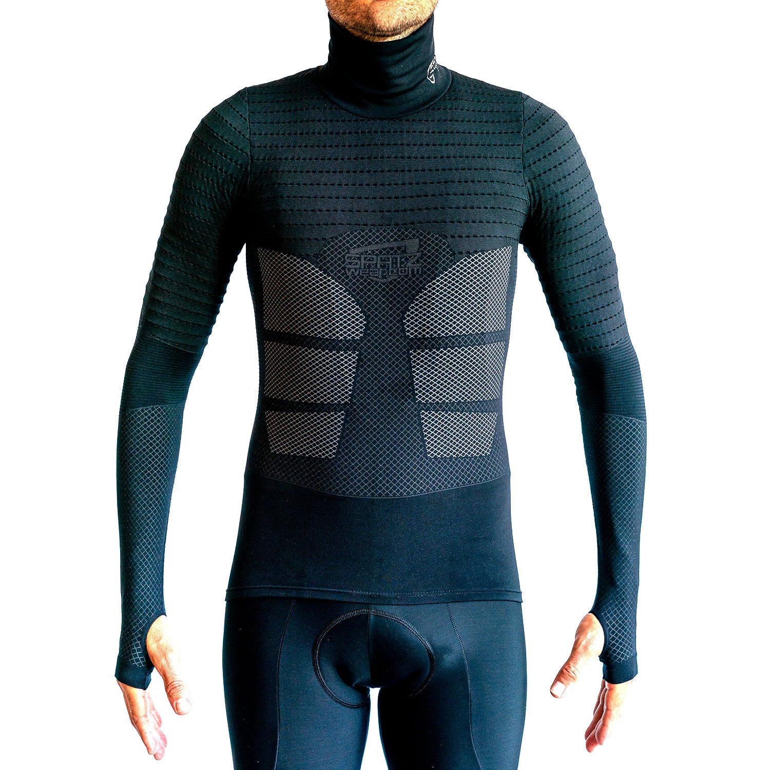BASEZ 2 BLACK LS BASELAYER M/L(92-105cm)