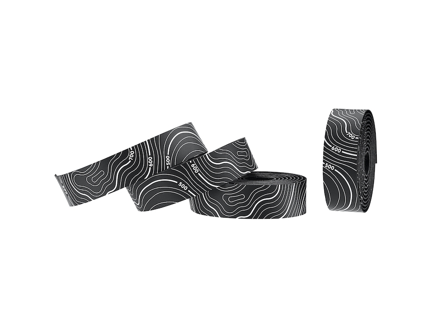 Leather Touch Topographic Black Sticky