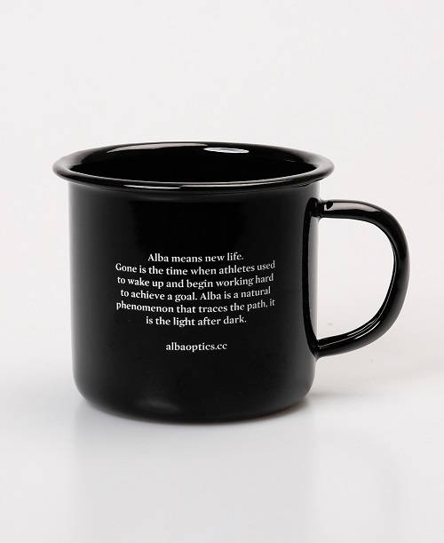 ESSENTIALS CAMPFIRE MUG LOGO BLACK