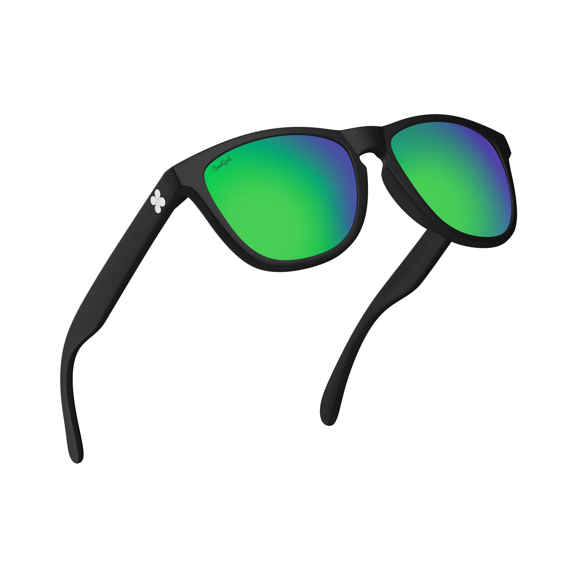 Classics Matte Black with Green